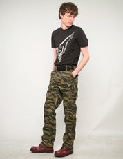 Cargo Trousers in Tiger Stripe