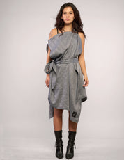 The Pirate Dress – Grey Chambray