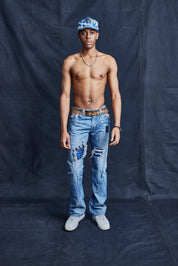 Customised Levis Twisted Jeans - 32/32