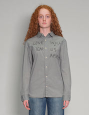 'Love Will Tear Us Apart' Grey Shirt