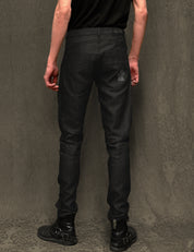 IMMORTAL Button Down Jeans in Black