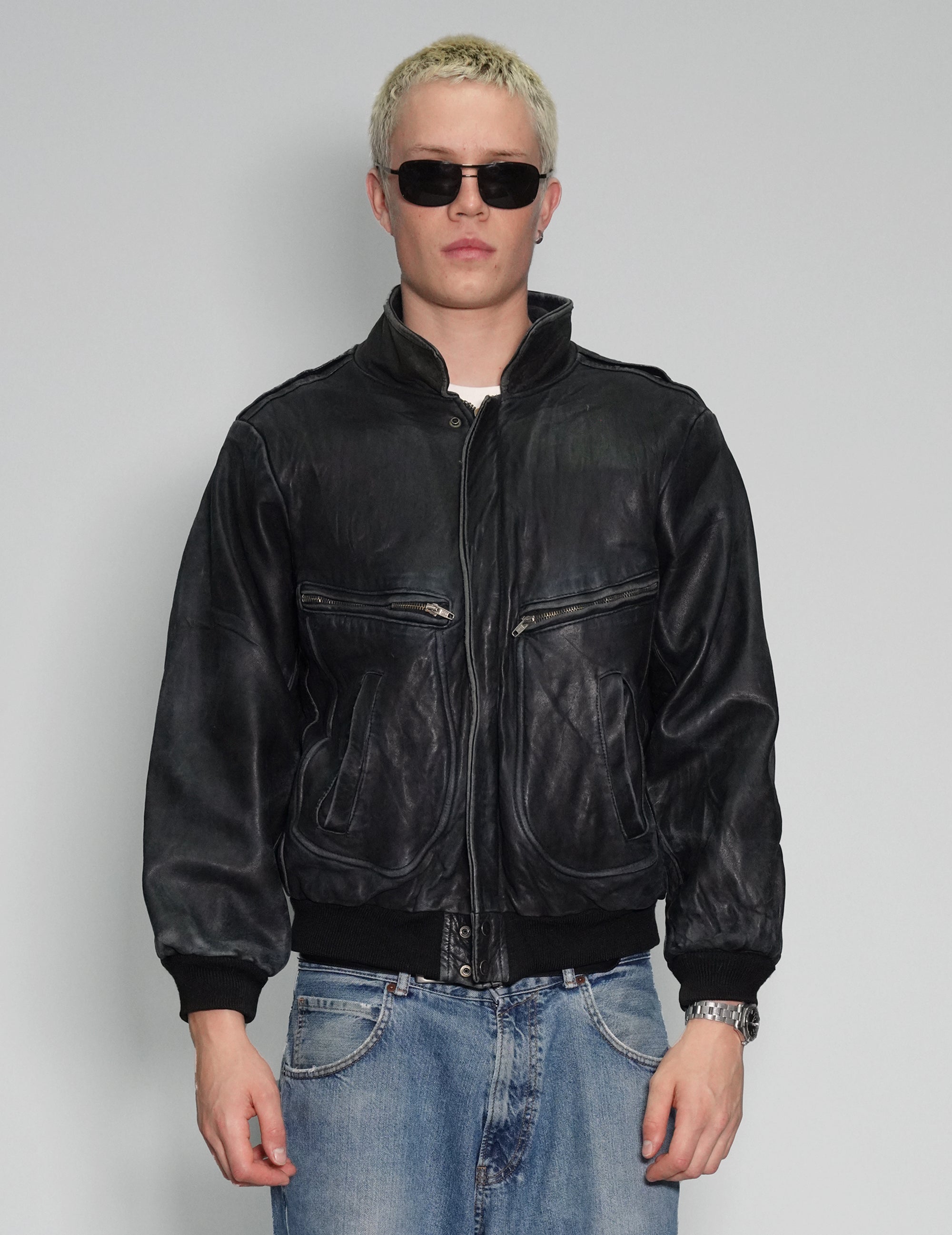 Leather MA-2 Bomber
