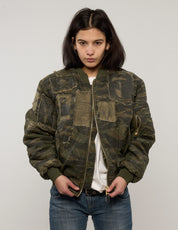 MA-1 Patched Bomber in Tiger Camo