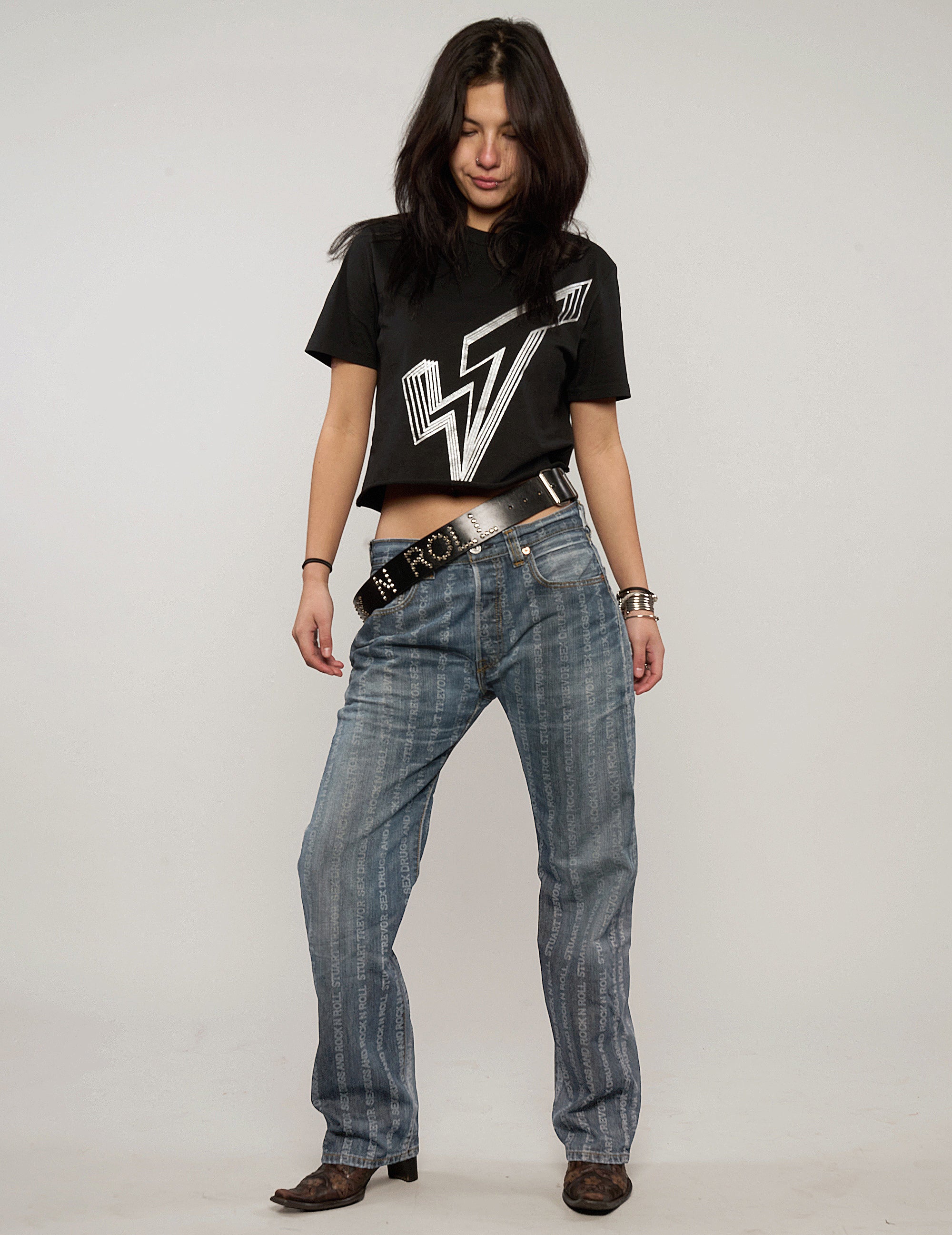 S'x D'ugs and Rock N Roll Jeans - Washed Denim