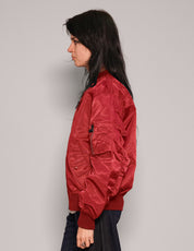 MA-1 Light Weight Bomber Jacket in Red