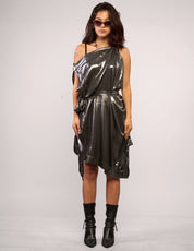 The Pirate Dress – Liquid Gunmetal