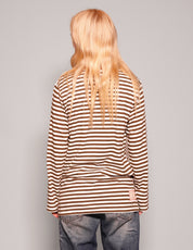 Vintage Naval T-Shirt in Khaki Stripe