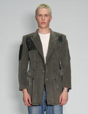 Green Courdroy Blazer