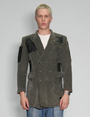 Green Courdroy Blazer