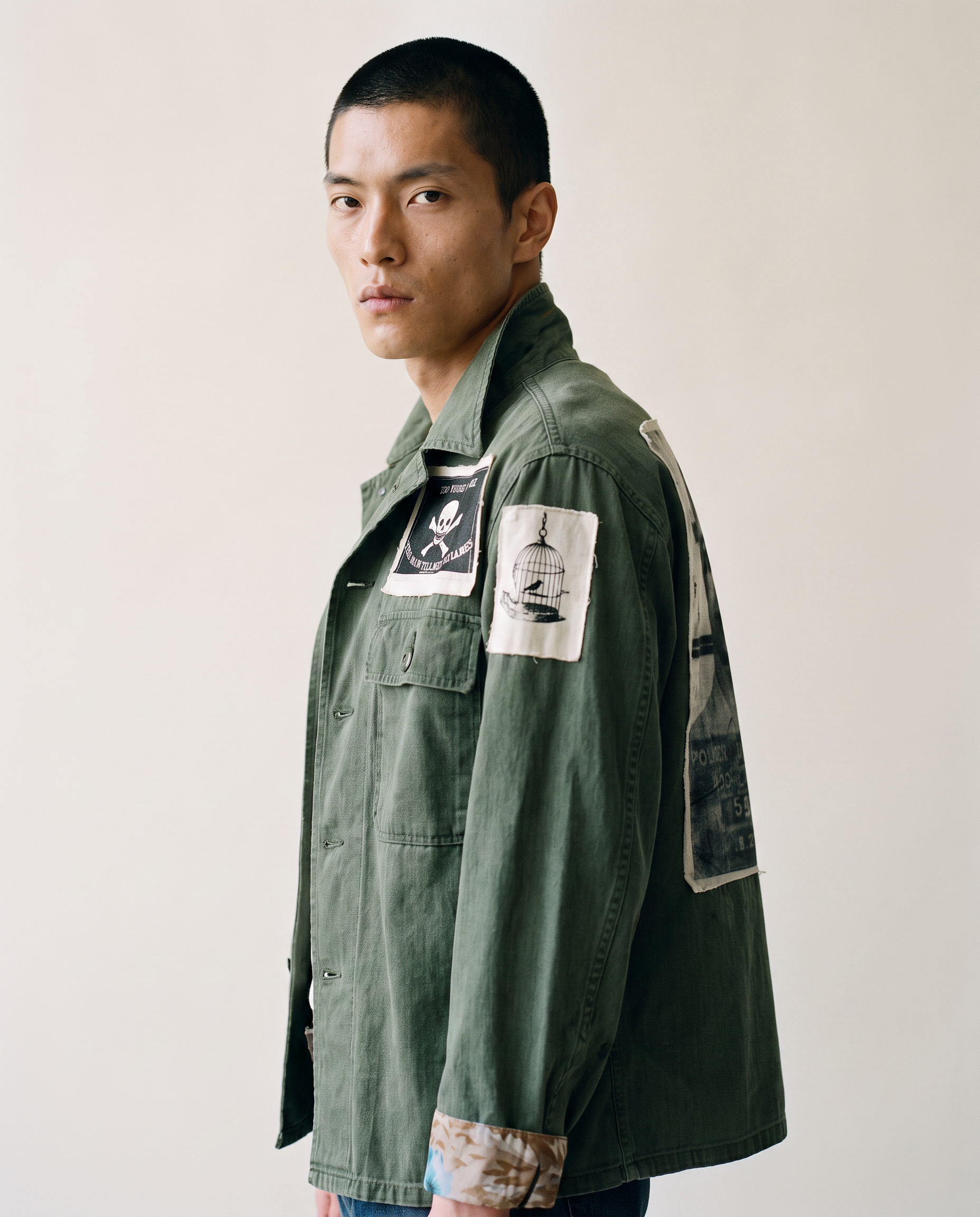 Men's 'Saint' Patched Field Shirt