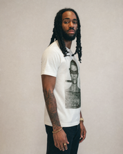 'Saint' T-Shirt in Ecru - Premium Recycled Cotton