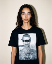 'Saint' T-Shirt in Schwarz