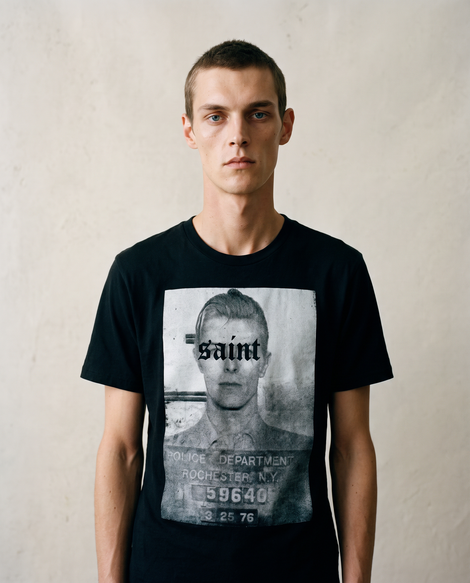 'Saint' T-Shirt in Black - Premium Recycled Cotton