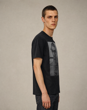 'Saint' T-Shirt in Black - Premium Recycled Cotton