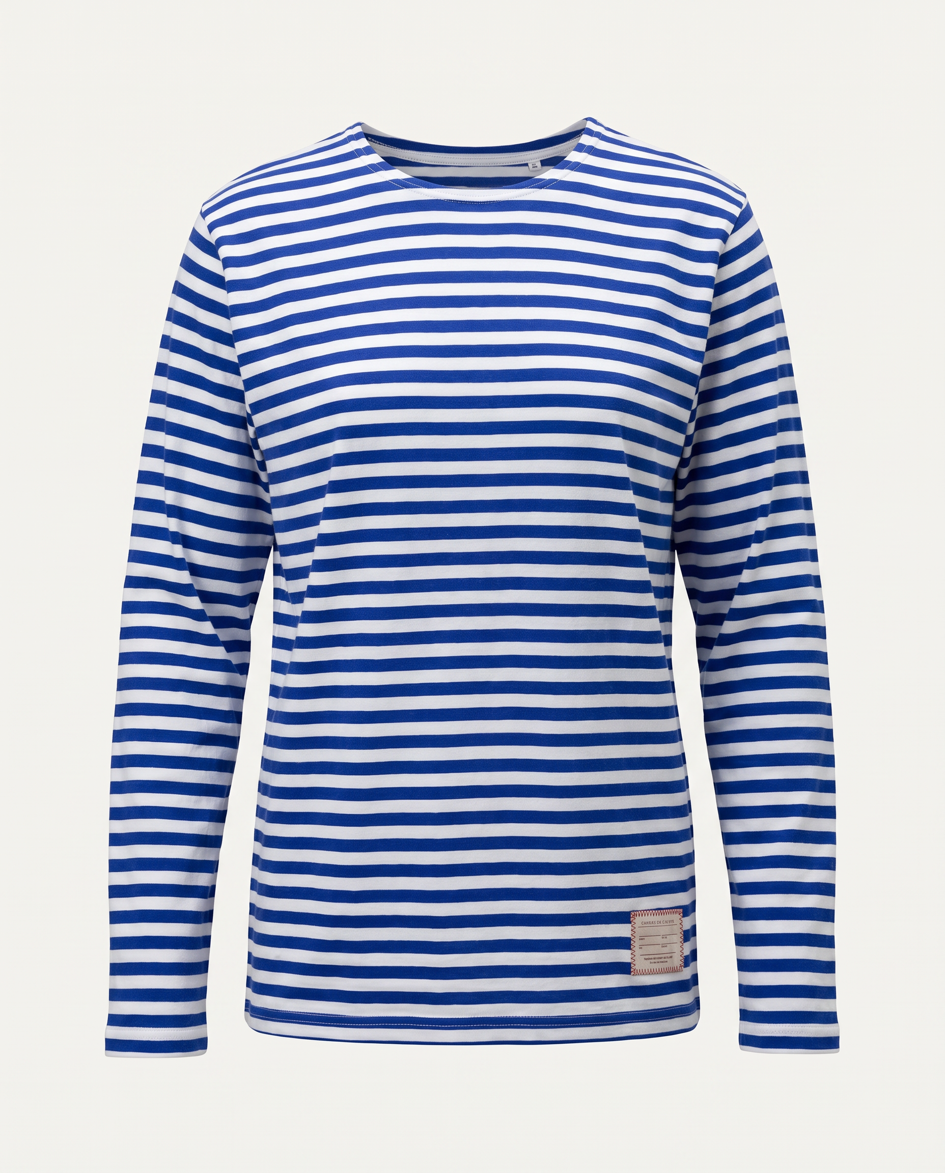 Vintage Naval Long Sleeve T-Shirt in Blue Stripe