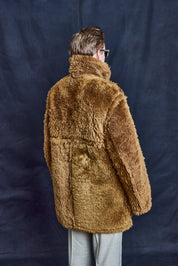 Vintage Caramel Sheepskin Jacket