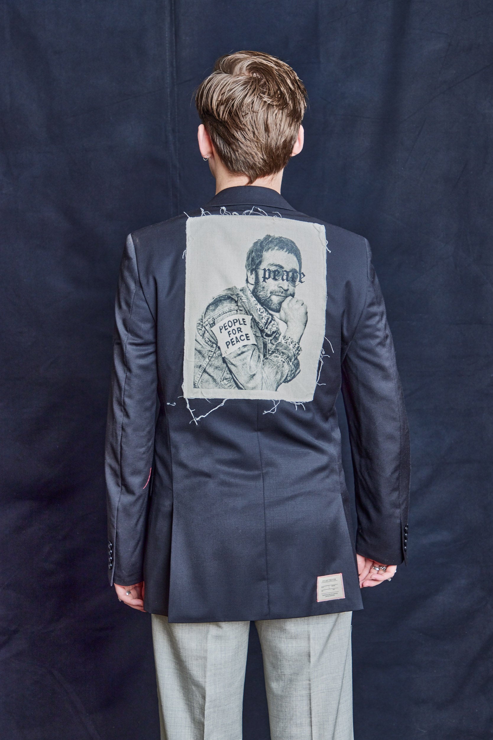 John Lennon "Peace" Patch Blazer