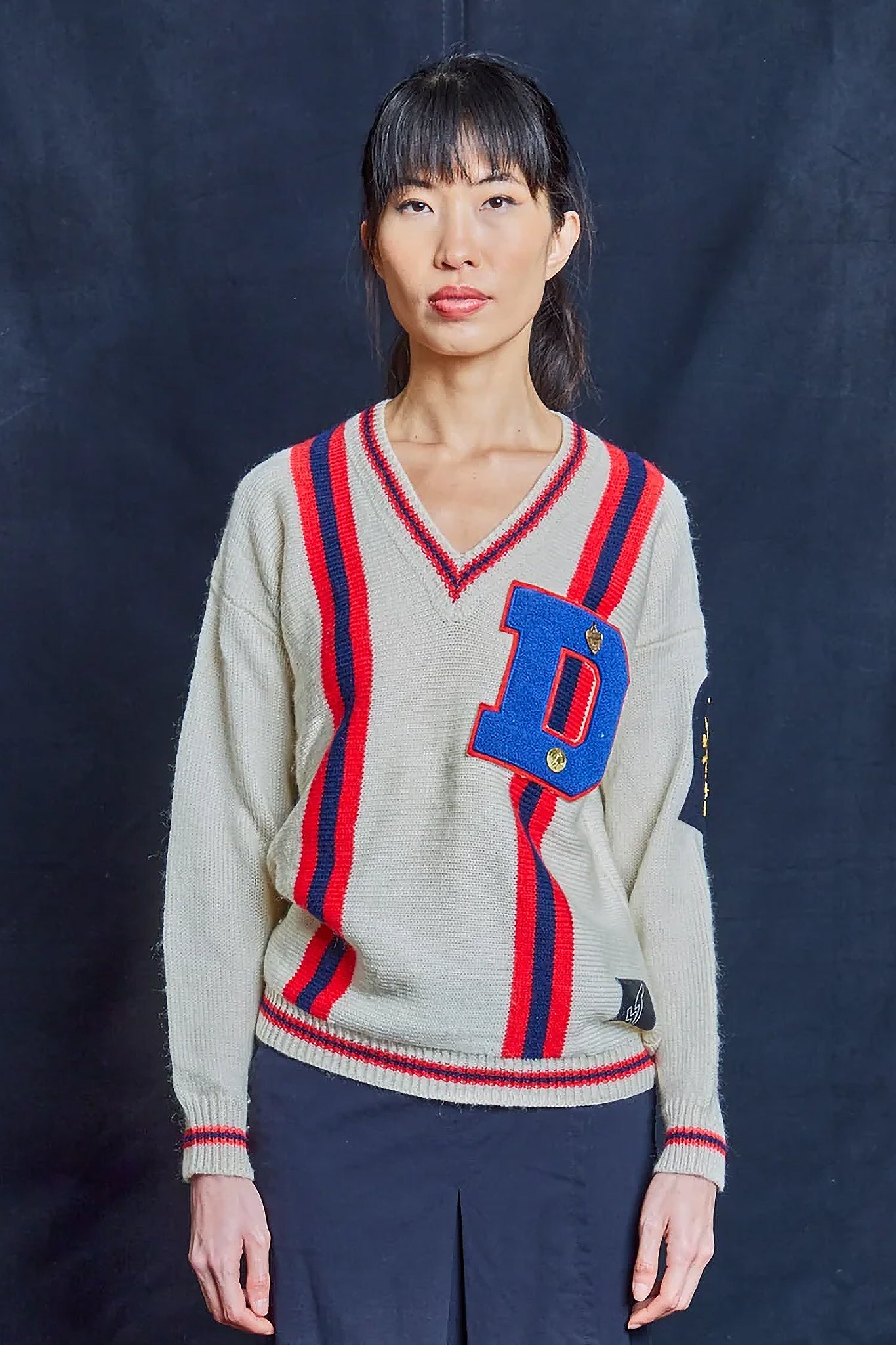 Vintage Varsity Knit Jumper