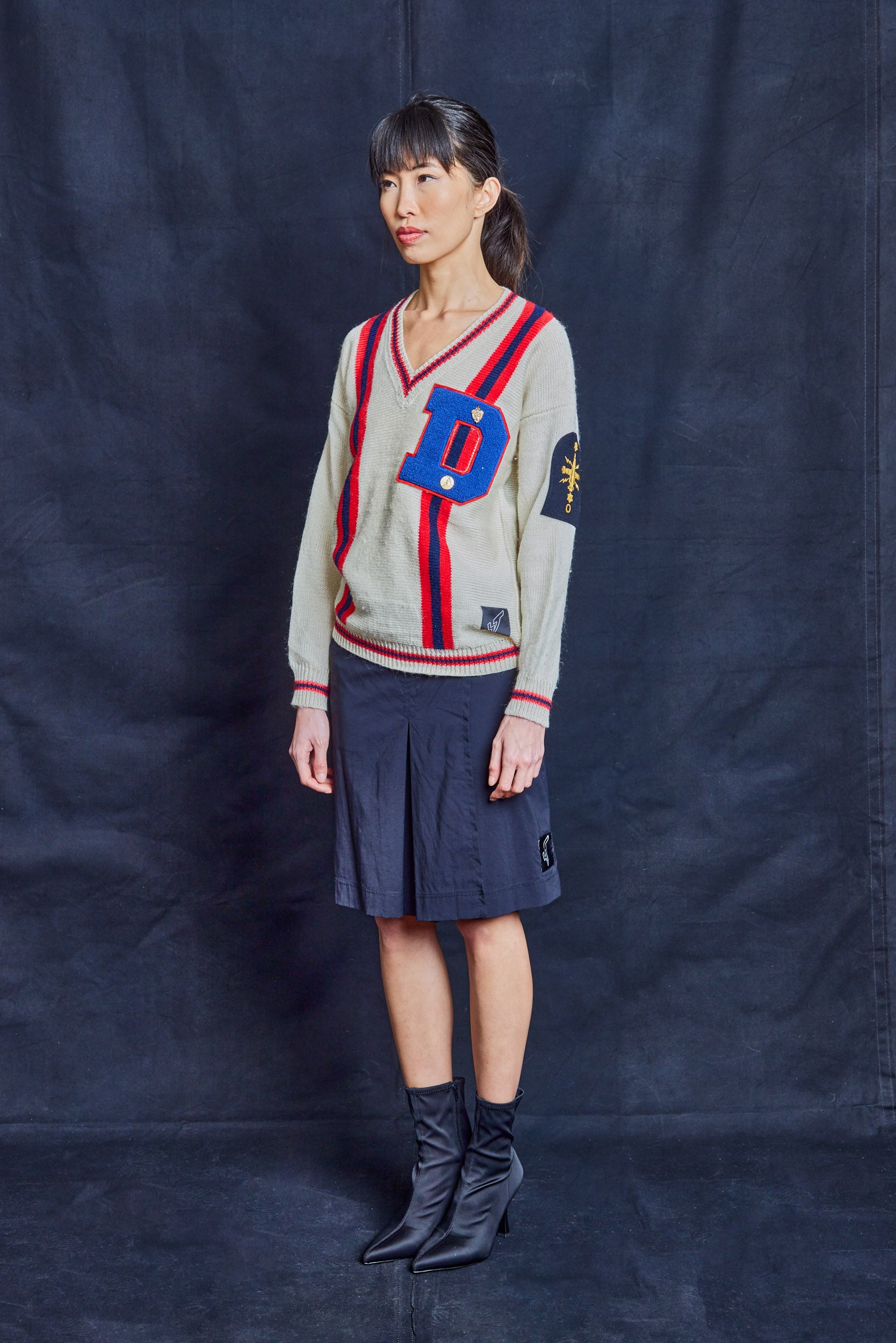 Vintage Varsity Knit Jumper