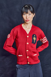 Vintage Varsity Multipatch Cardigan