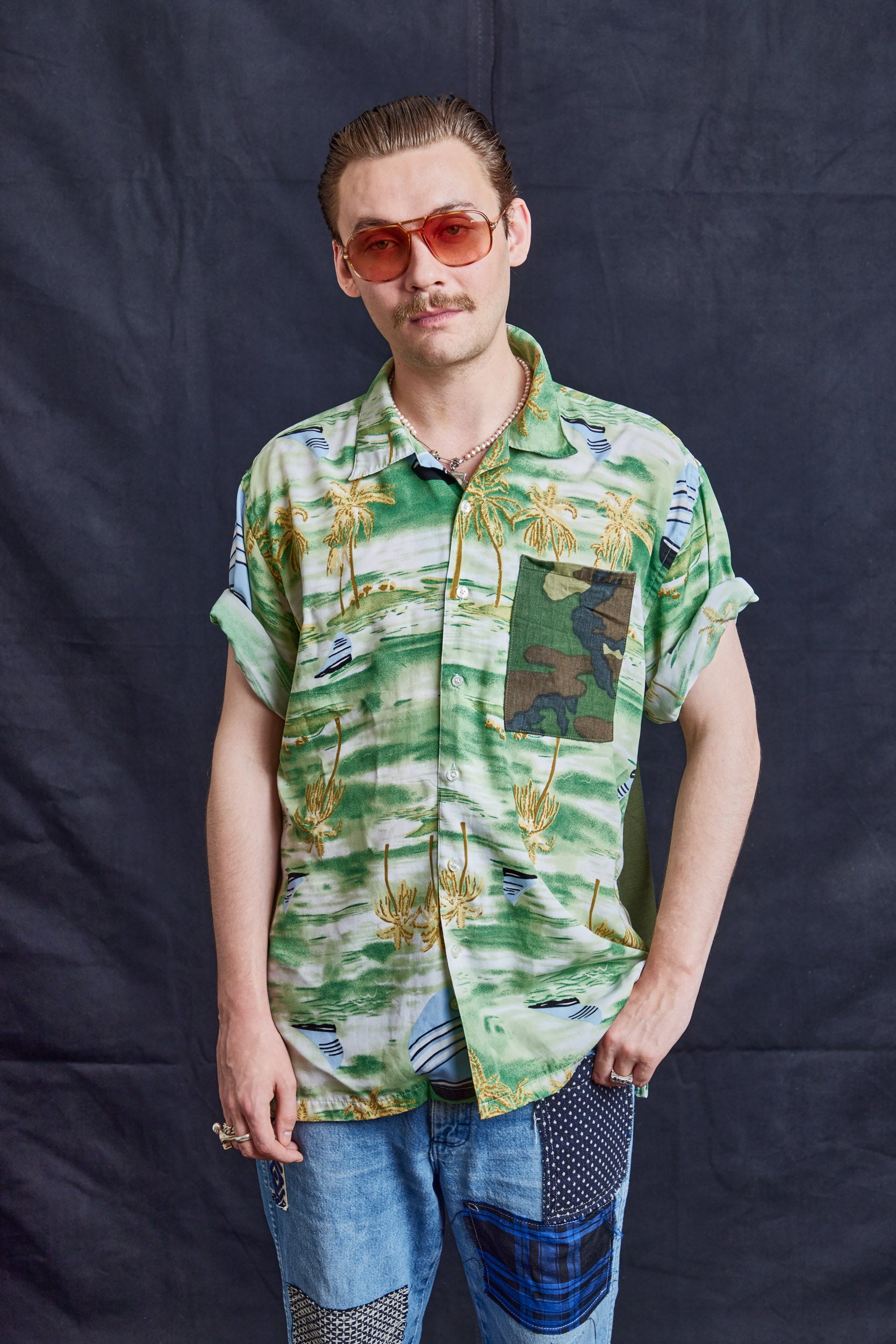 Woodland Pocket Hawaiian Shirt