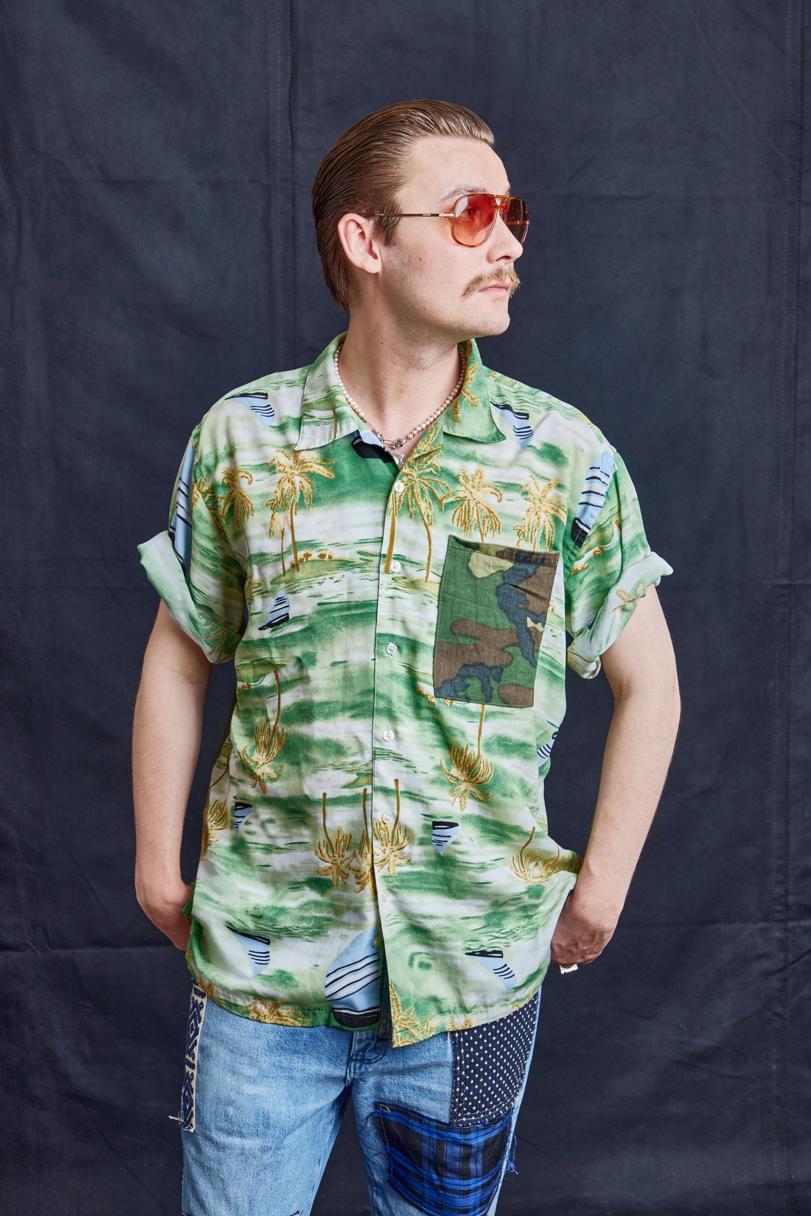 Woodland Pocket Hawaiian Shirt