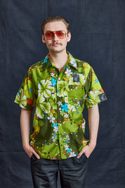 Hibiscus Hawaiian Shirt
