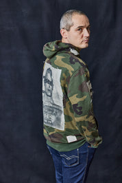 Patched Camouflage Hoodie