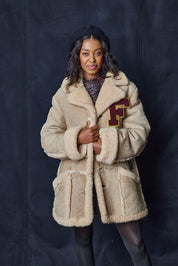 SUPERSHAFT Heavyweight Super Luxury Sheepskin Coat