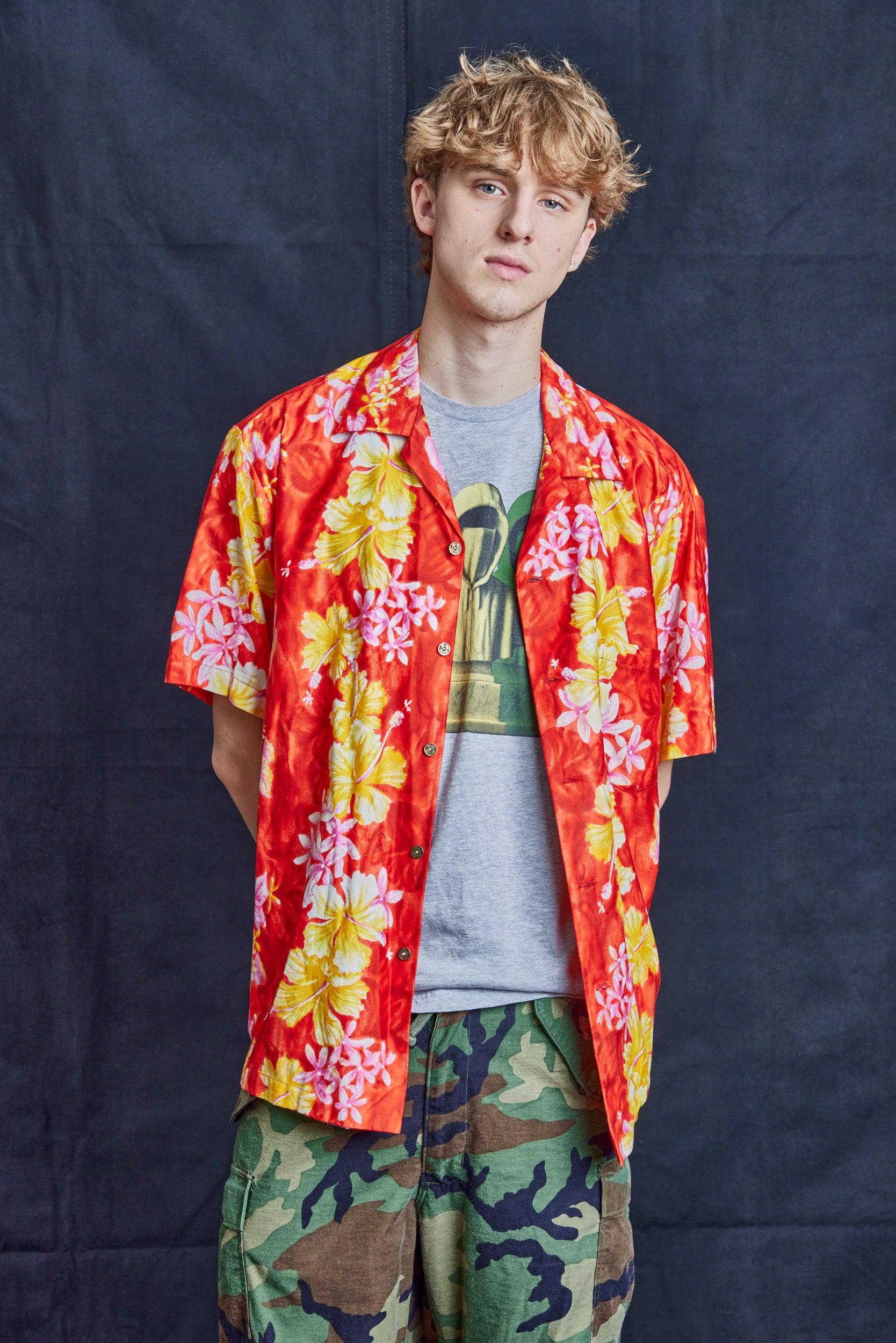 Yellow Hibiscus Hawaiian Shirt