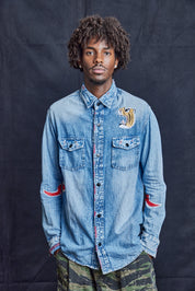 Tiger Style Denim Shirt