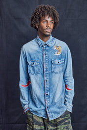 Tiger Style Denim Shirt