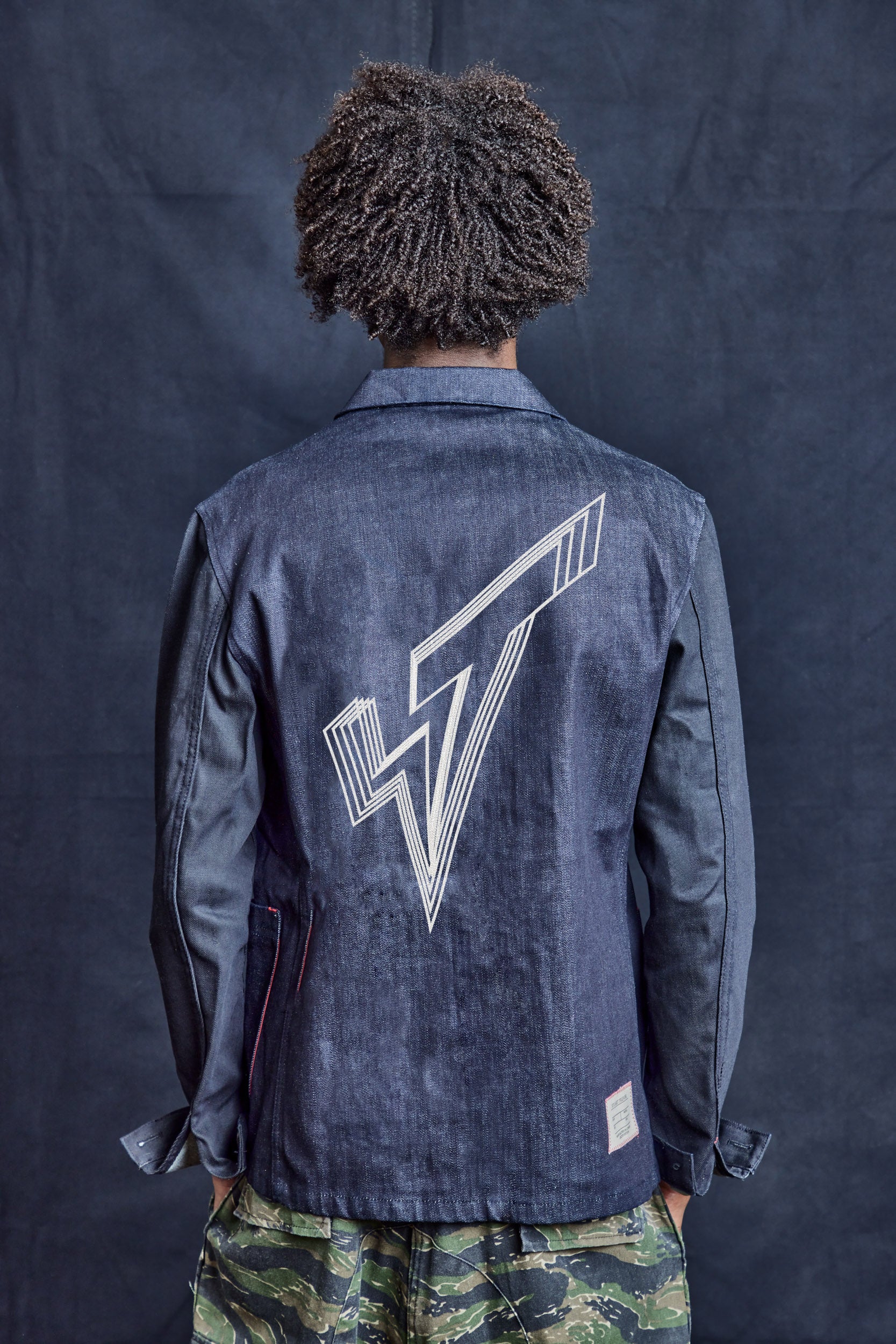 FACELESS Bust Denim Chore Jacket