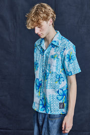 Blue Hibiscus Hawaiian Shirt