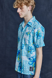 Blue Hibiscus Hawaiian Shirt