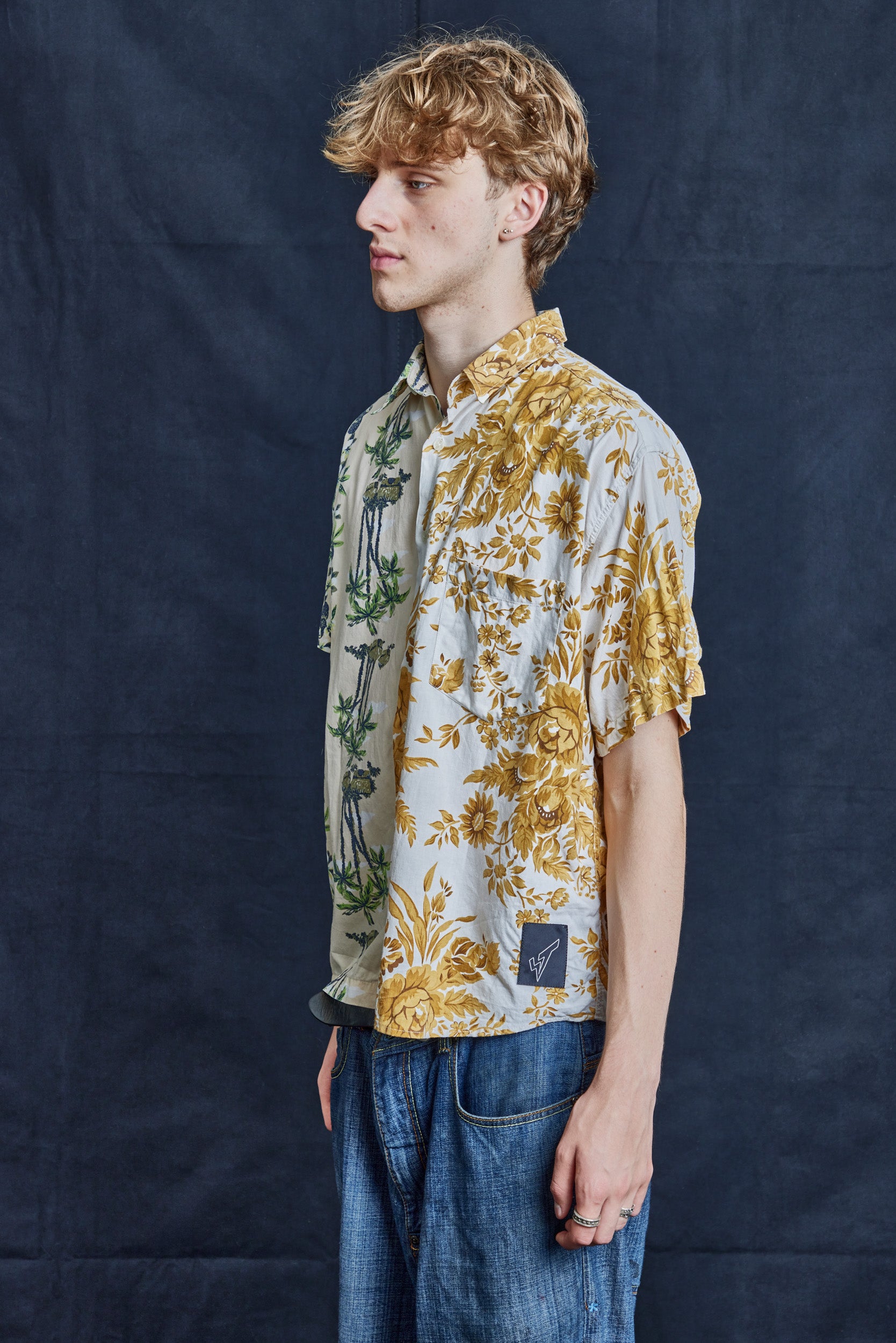 50/50 Hawaiian Shirt - Versailles