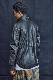 Cafe Racer Leather Jacket