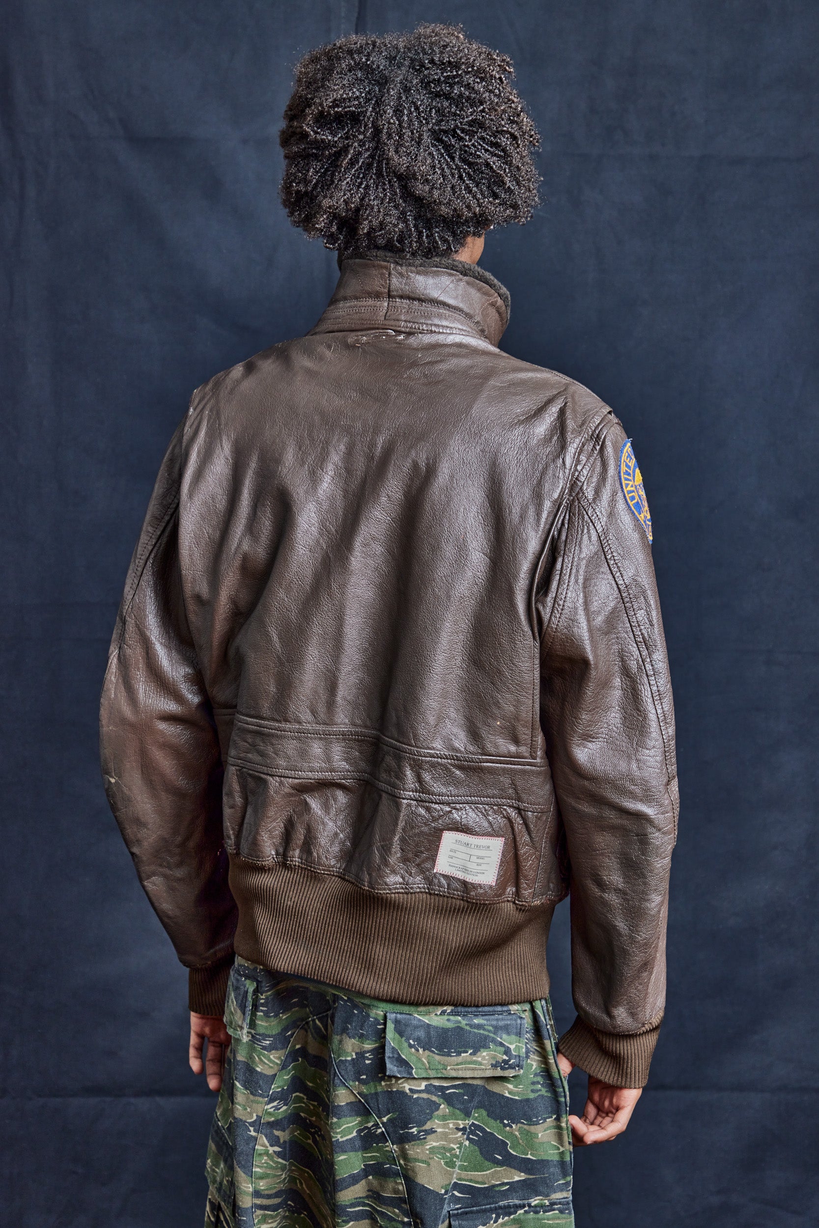 Recruiter Brown Leather Jacket