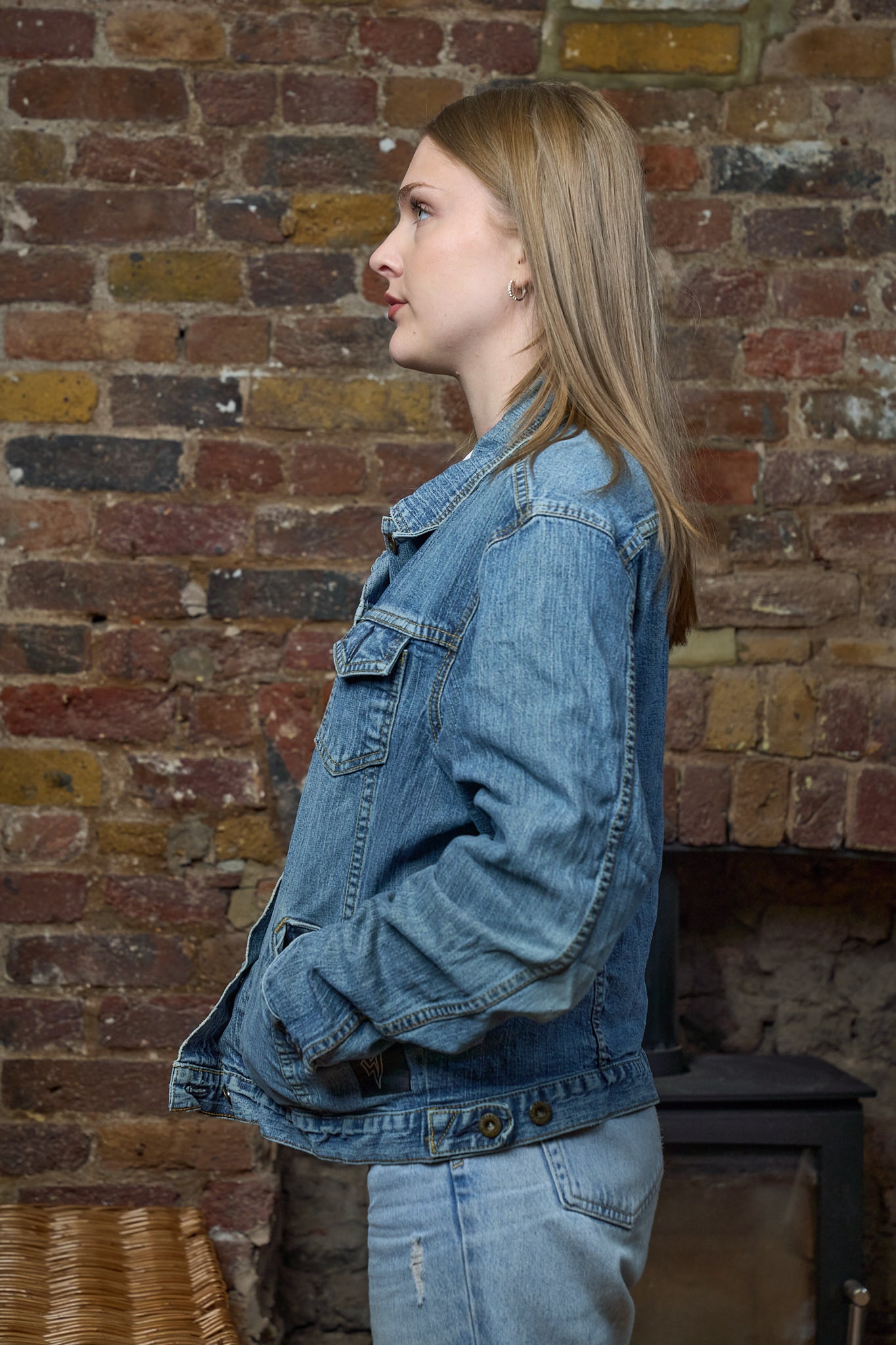 Anarchy Denim Jacket - Vintage Oversized Denim Jacket