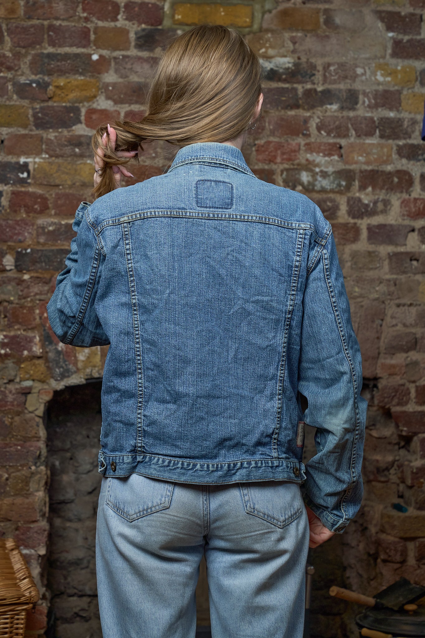 Anarchy Denim Jacket - Vintage Oversized Denim Jacket