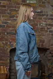 Anarchy Denim Jacket - Vintage Oversized Denim Jacket