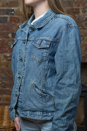 Anarchy Denim Jacket - Vintage Oversized Denim Jacket