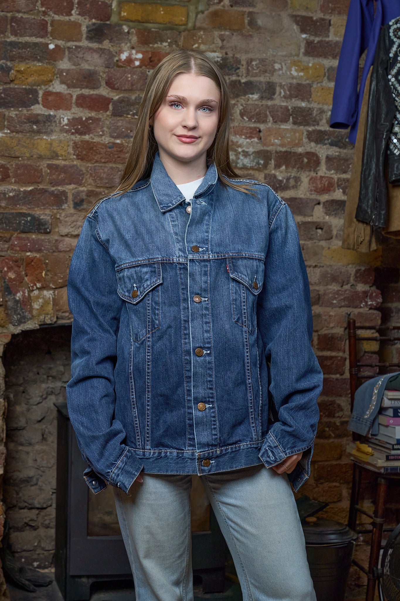Anarchy Denim Jacket - Vintage Oversized Levi’s Denim Jacket