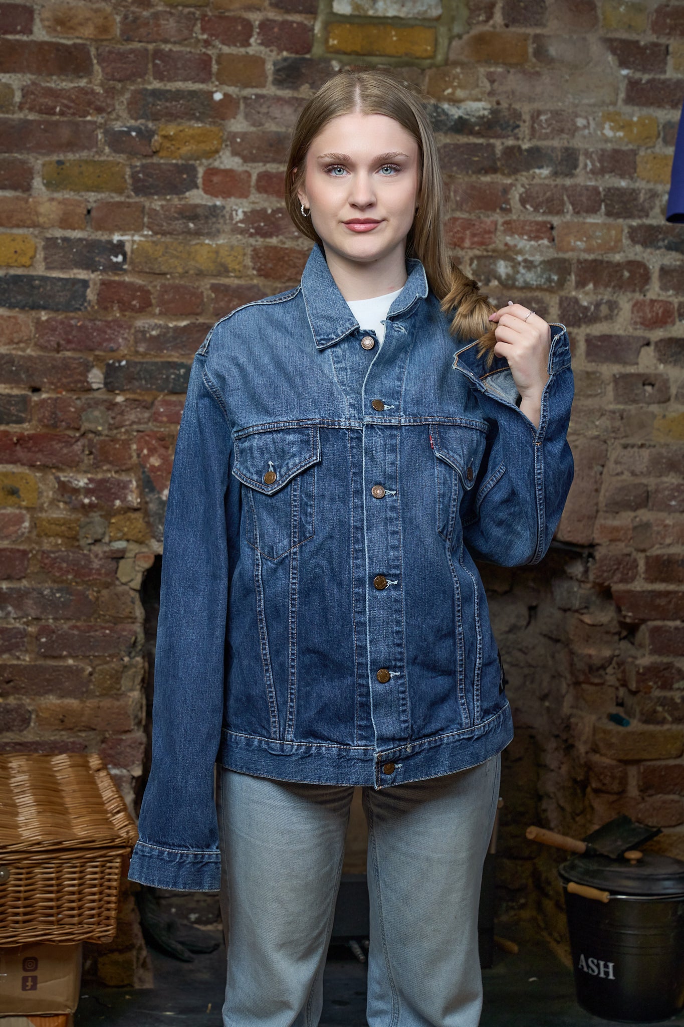 Anarchy Denim Jacket - Vintage Oversized Levi’s Denim Jacket
