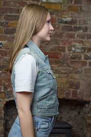 Anarchy Denim Gilet - Vintage Levi’s Cropped Denim Gilet