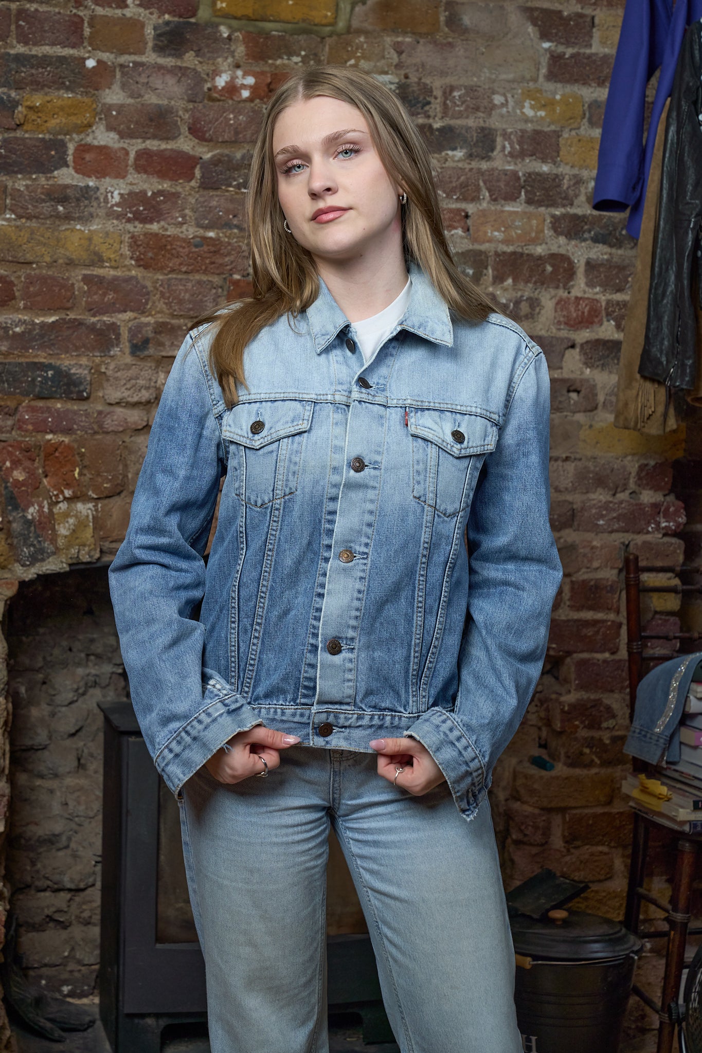 Anarchy Denim Jacket - Vintage Levi’s Two-Tone Denim Jacket
