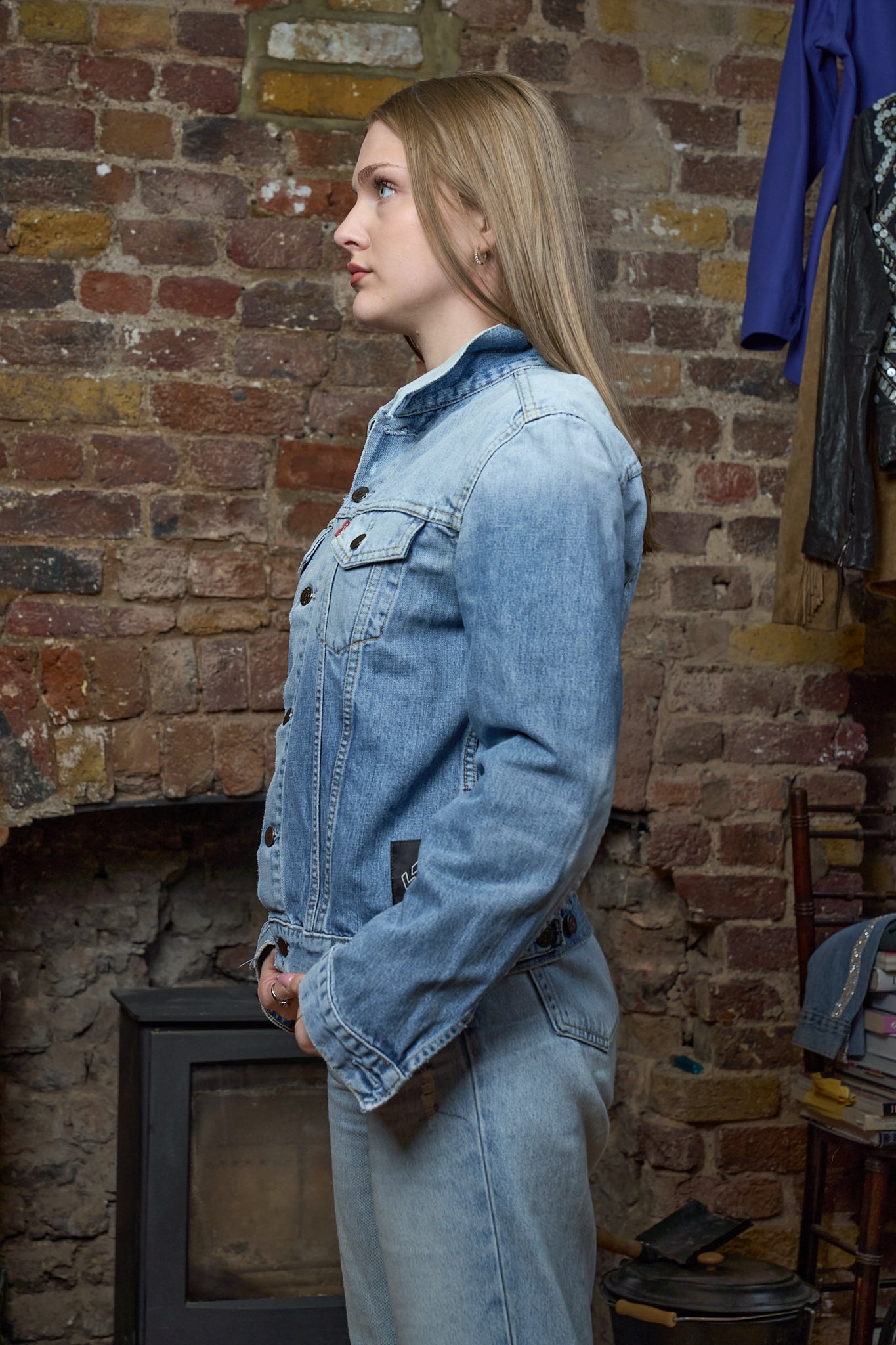 Anarchy Denim Jacket - Vintage Levi’s Two-Tone Denim Jacket