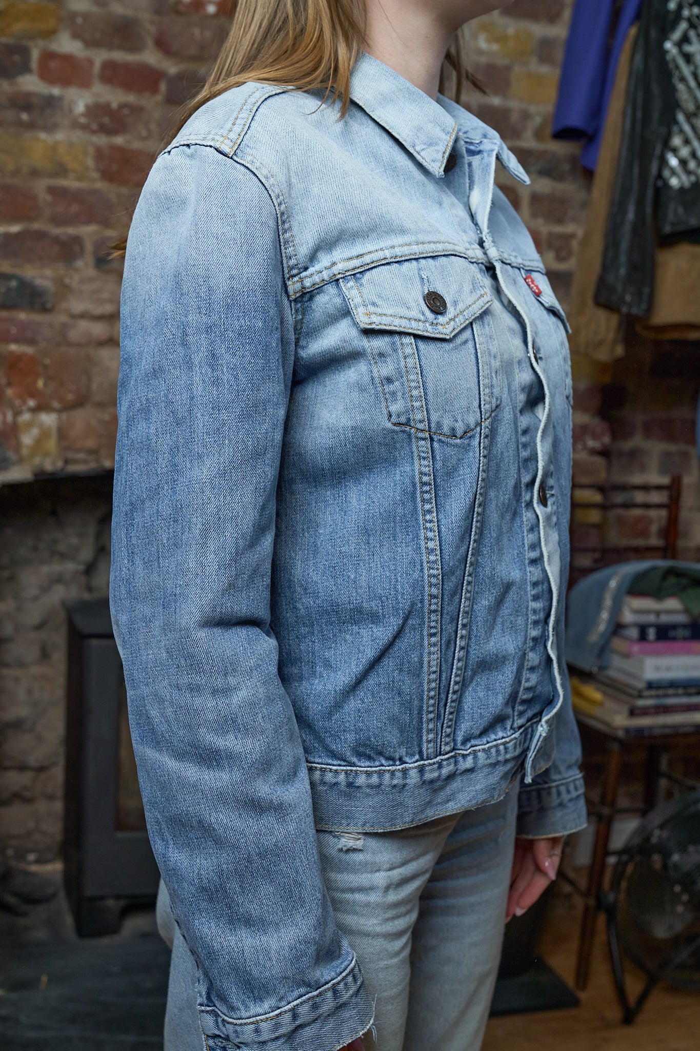 Anarchy Denim Jacket - Vintage Levi’s Two-Tone Denim Jacket