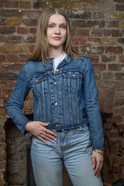 Anarchy Denim Jacket - Vintage Levi’s Cropped Denim Jacket