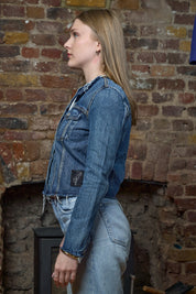 Anarchy Denim Jacket - Vintage Levi’s Cropped Denim Jacket